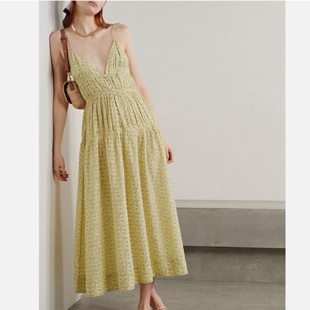 DÔEN Irina Dress - Moonflower Floral (Can fit M-L = read below)